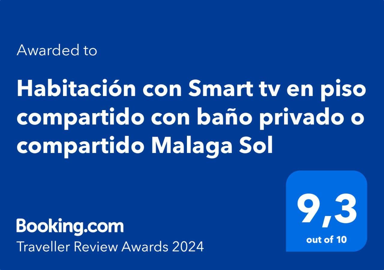 Habitacion Con Smart Tv En Piso Compartido Con Bano Privado O Compartido Malaga Sol Exterior photo